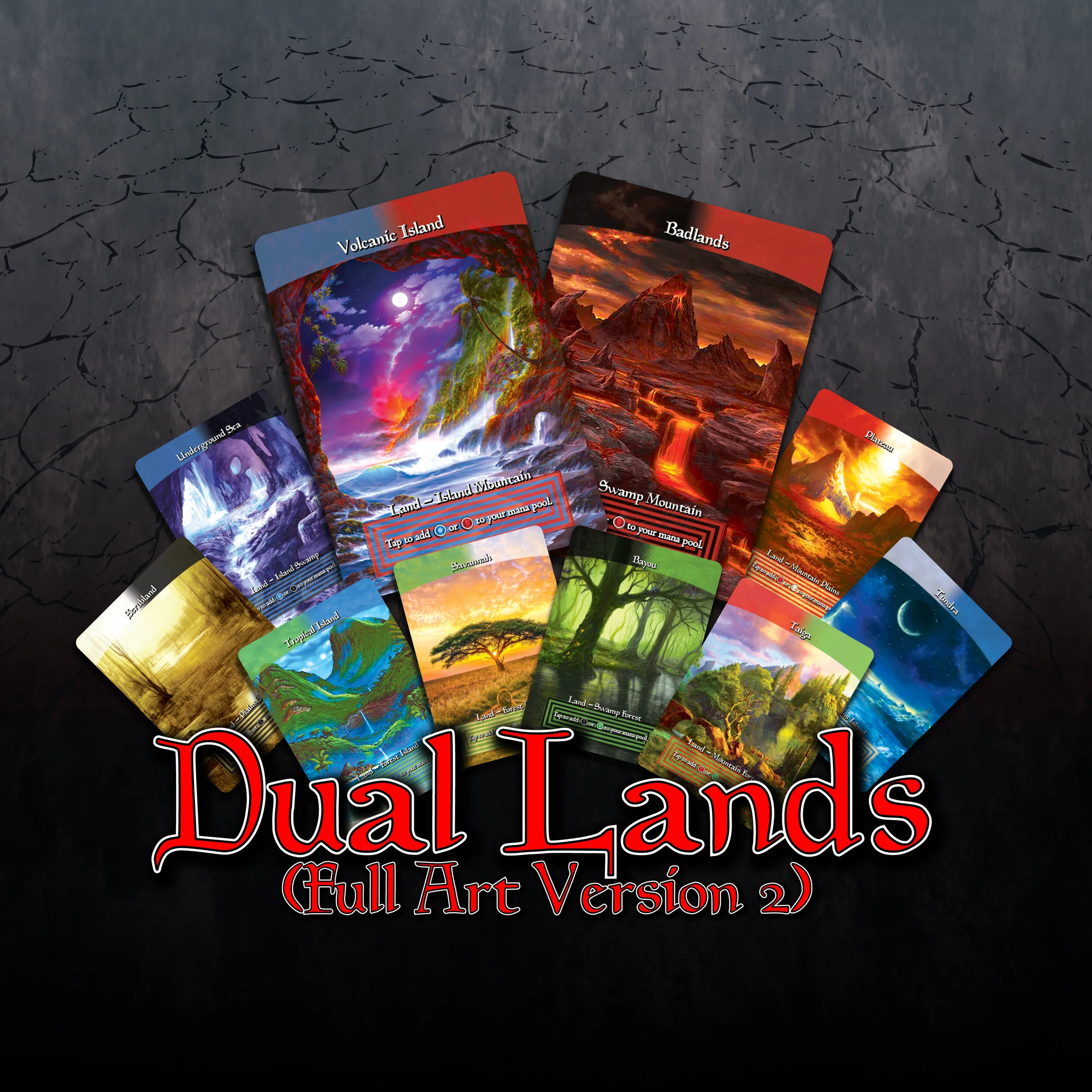 DUAL LANDS VERSION #4 (Full Art) — Magical Creations Site